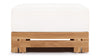 Lusso - Natural Teak with White Cushions - Image 1