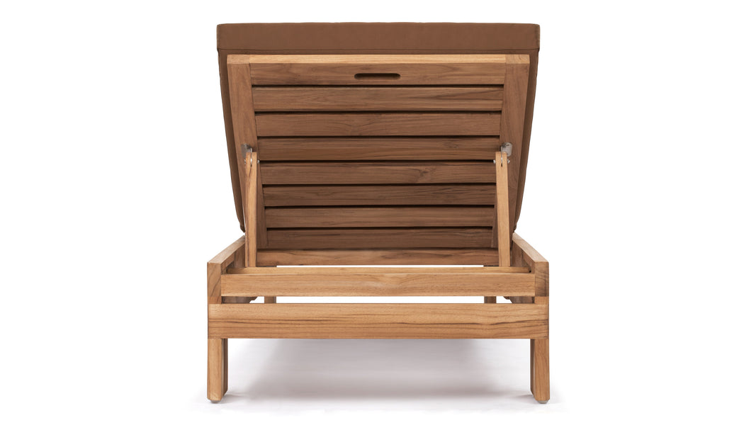 LussoNatural Teak with Mocha Cushions