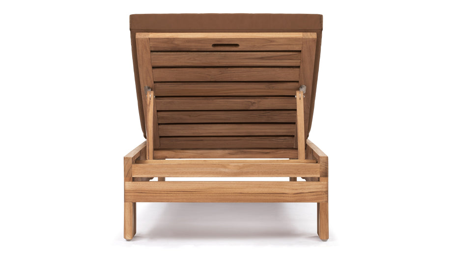 LussoNatural Teak with Mocha Cushions