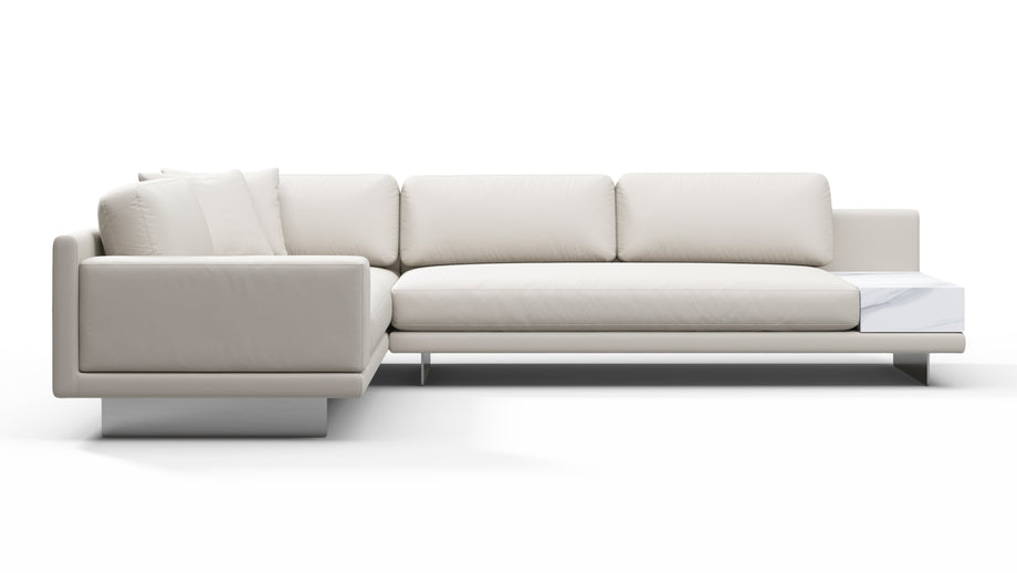 AlessioAlessio - Alessio Outdoor Sectional, Small Right Corner, Shell Performance Weave