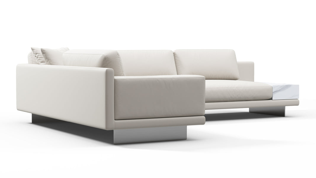 AlessioAlessio - Alessio Outdoor Sectional, Small Right Corner, Shell Performance Weave