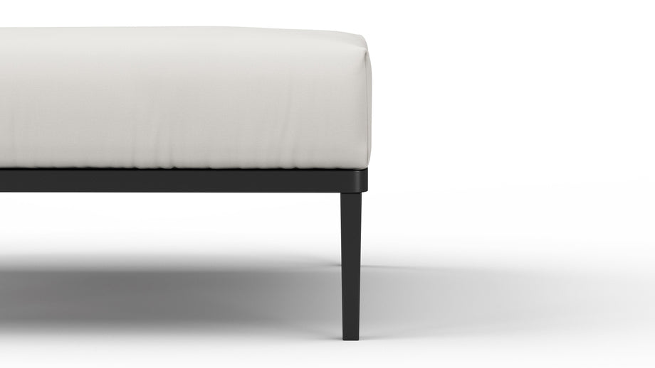 MarcusMarcus - Marcus Outdoor Ottoman, Shell Performance Weave