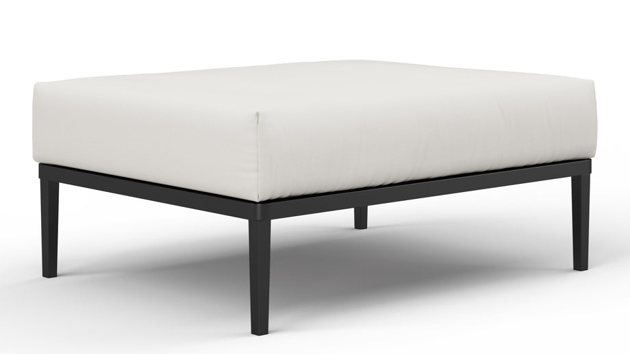 MarcusMarcus - Marcus Outdoor Ottoman, Shell Performance Weave