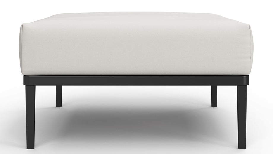 MarcusMarcus - Marcus Outdoor Ottoman, Shell Performance Weave