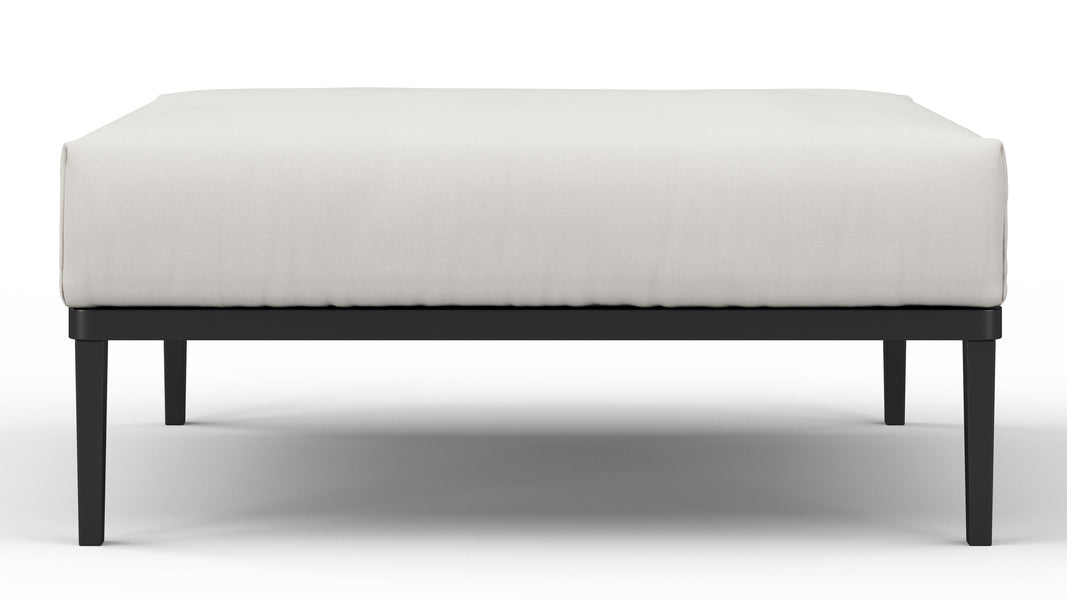 MarcusMarcus - Marcus Outdoor Ottoman, Shell Performance Weave