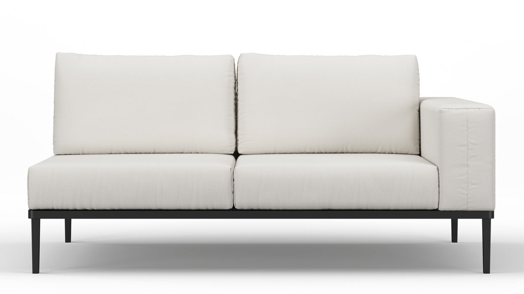MarcusMarcus - Marcus Outdoor Two Seater Sofa, Right Arm, Shell Performance Weave