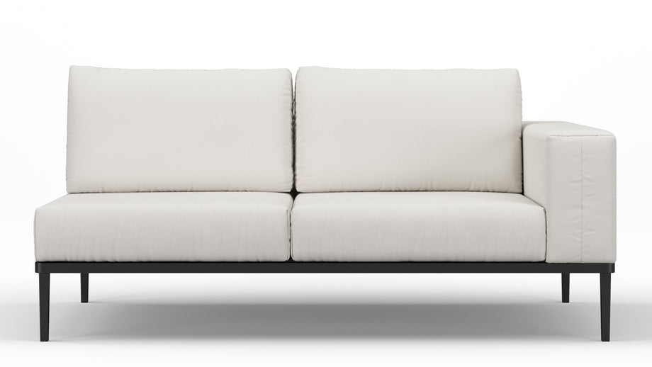 MarcusMarcus - Marcus Outdoor Two Seater Sofa, Right Arm, Shell Performance Weave