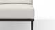 Marcus - Marcus - Marcus Outdoor Chaise, Left, Shell Performance Weave and Teak - Image 5