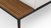 Marcus - Marcus - Marcus Outdoor Chaise, Left, Shell Performance Weave and Teak - Image 6