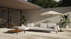Marcus - Marcus - Marcus Outdoor Chaise, Left, Shell Performance Weave and Teak - Image 7