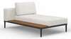 Marcus - Marcus - Marcus Outdoor Chaise, Left, Shell Performance Weave and Teak - Image 2