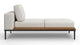 Marcus - Marcus - Marcus Outdoor Chaise, Left, Shell Performance Weave and Teak - Image 3