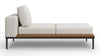 Marcus - Marcus - Marcus Outdoor Chaise, Left, Shell Performance Weave and Teak - Image 3