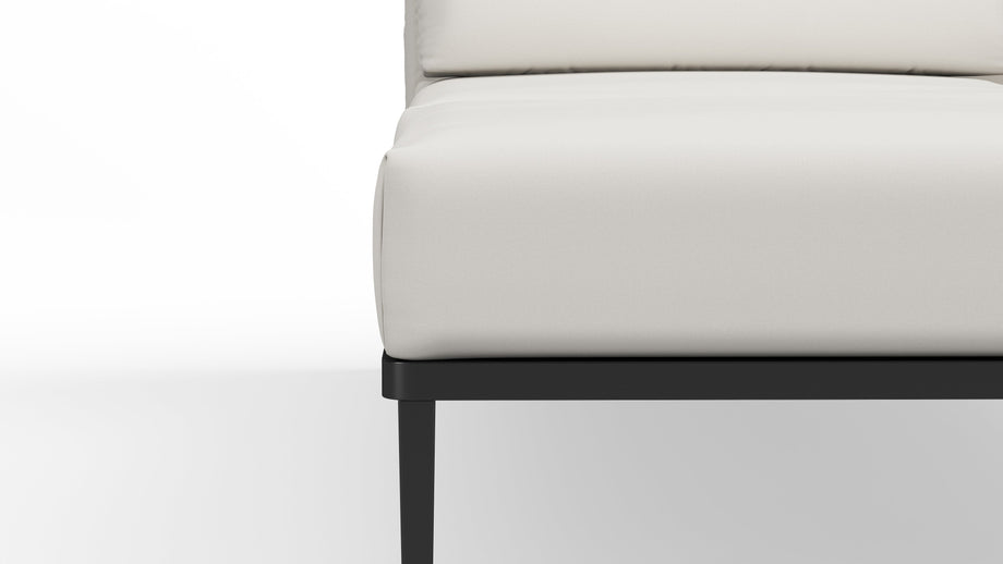 MarcusMarcus - Marcus Outdoor Chaise, Right, Shell Performance Weave and Teak