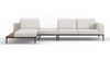 Marcus - Marcus - Marcus Outdoor Sectional, Left Chaise, Shell Performance Weave - Image 1