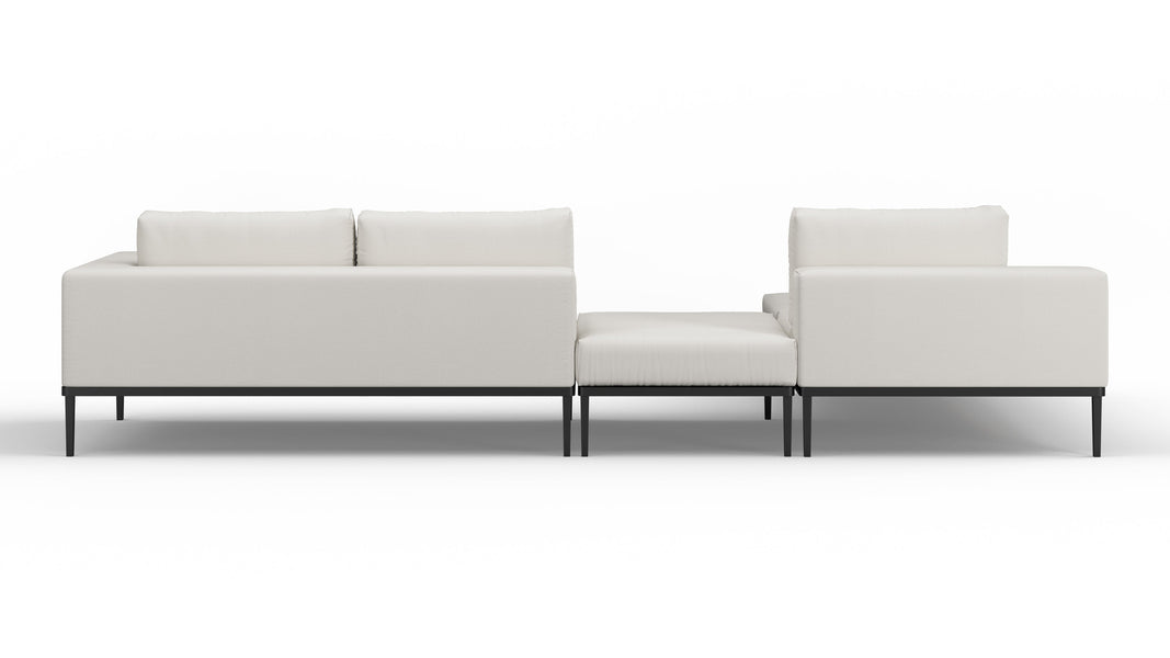 MarcusMarcus - Marcus Outdoor Sectional, Left Chaise, Shell Performance Weave