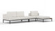 Marcus - Marcus - Marcus Outdoor Sectional, Right Chaise, Shell Performance Weave - Image 2