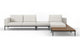 Marcus - Marcus - Marcus Outdoor Sectional, Right Chaise with End Table, Shell Performance Weave - Image 1