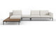 Marcus - Marcus - Marcus Outdoor Sectional, Left Chaise with End Table, Shell Performance Weave - Image 1