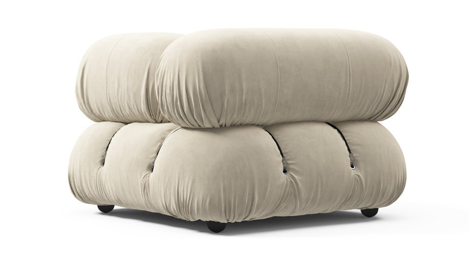 Bellini moduleEggshell Vegan Suede