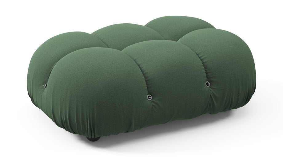 Bellini OttomanEvergreen Brushed Weave