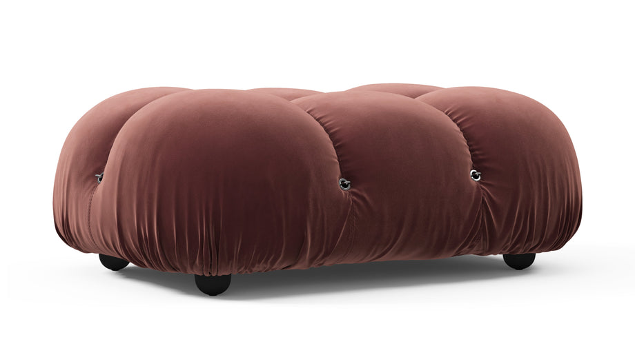 Bellini OttomanMaroon Velvet