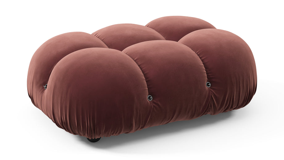 Bellini OttomanMaroon Velvet