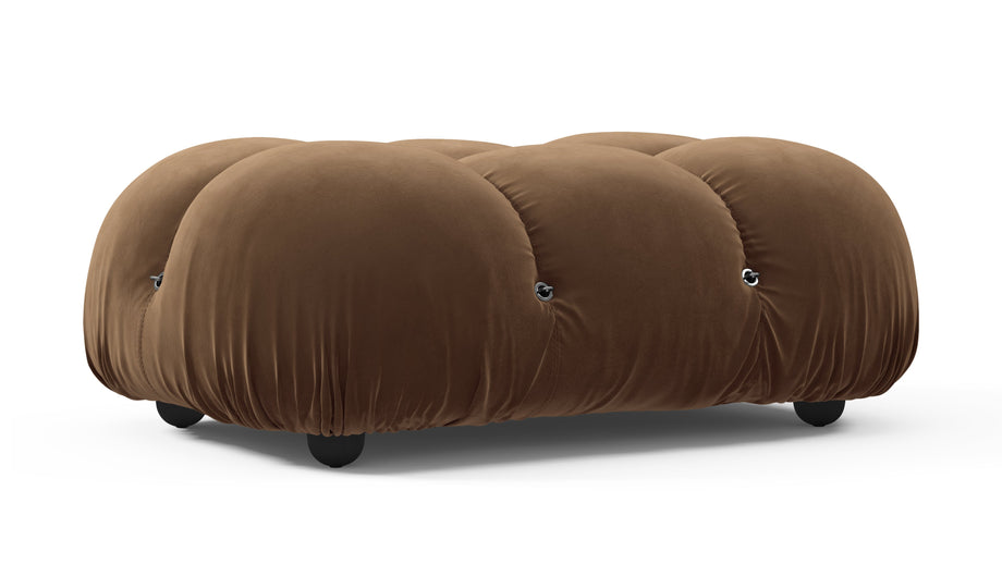 Bellini OttomanMocha Velvet