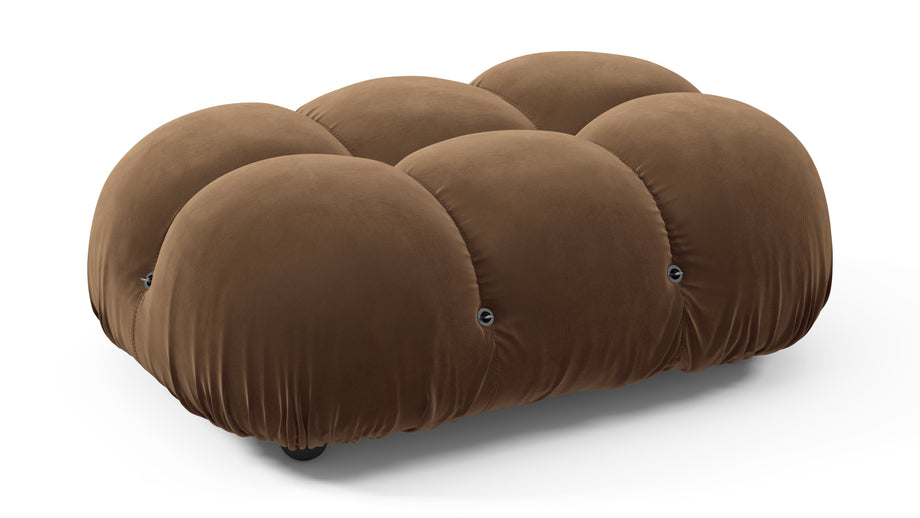 Bellini OttomanMocha Velvet