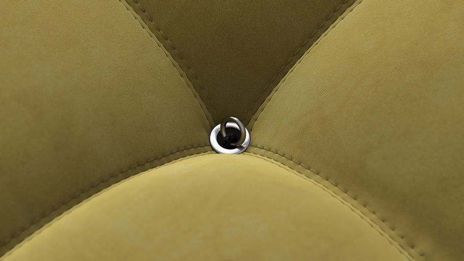 Bellini OttomanOlive Gold Velvet