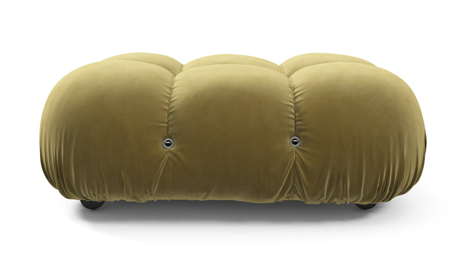 Bellini OttomanOlive Gold Velvet