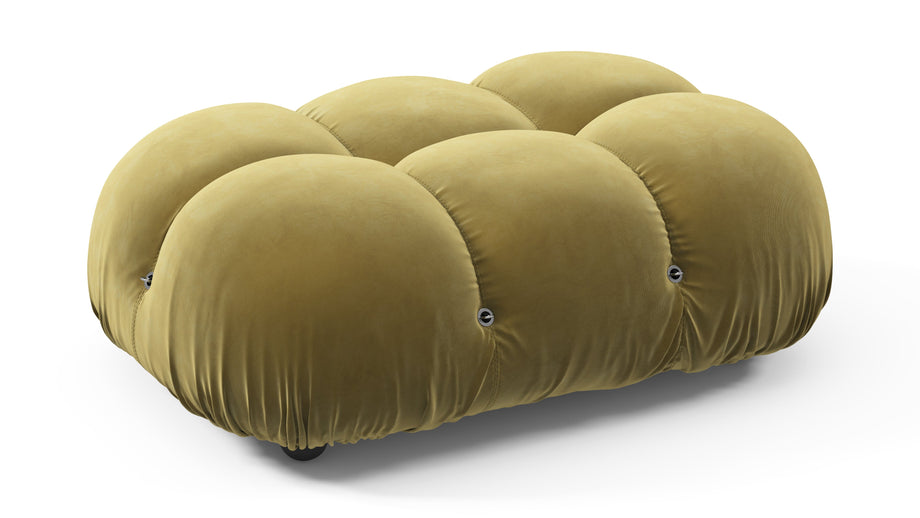 Bellini OttomanOlive Gold Velvet