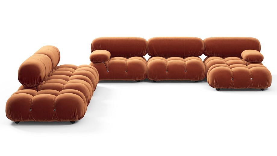 Seccional grande BelliniSpice Velvet
