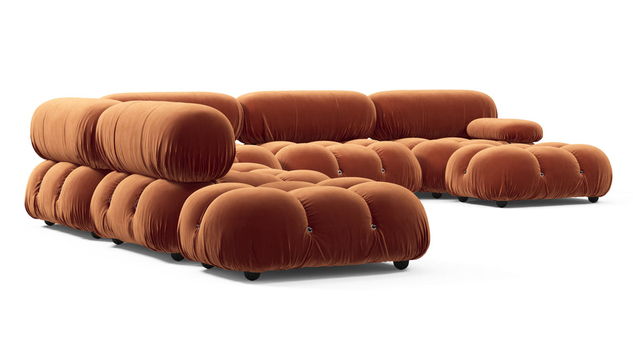 Seccional grande BelliniSpice Velvet