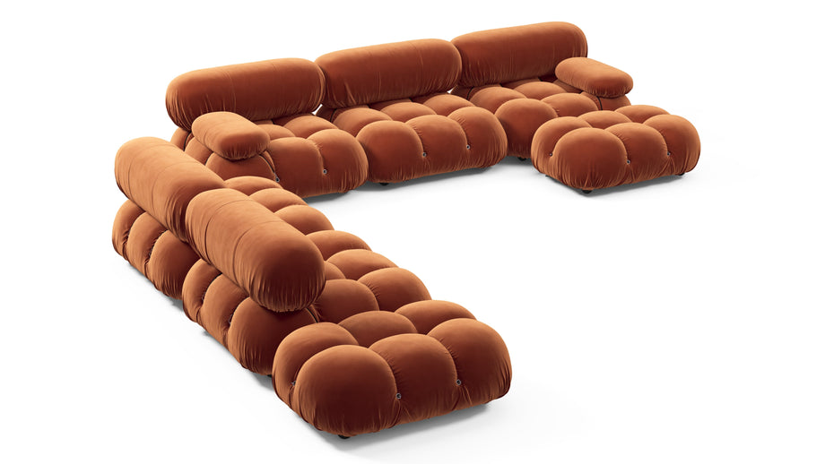 Seccional grande BelliniSpice Velvet