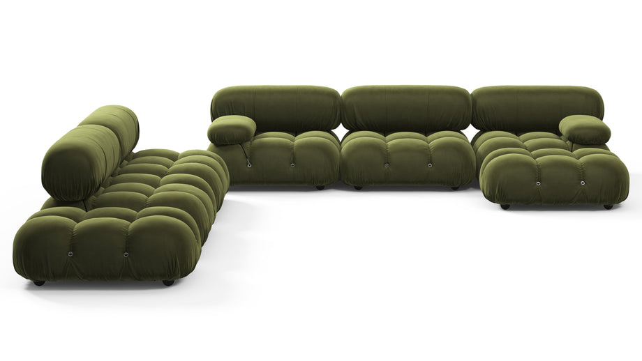 Seccional grande BelliniThyme Luxe Velvet