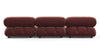 Bellini Sectional - Maroon Velvet - Image 5