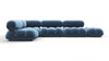 Bellini Sectional - Aegean Blue Velvet - Image 1