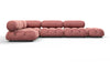 Bellini Sectional - Blush Pink Velvet - Image 1