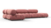 Bellini Sectional - Blush Pink Velvet - Image 2
