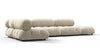 Bellini Sectional - Eggshell Vegan Suede - Image 2