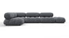Bellini Sectional - Gray Boucle - Image 1
