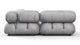 Bellini Sectional - Light Gray Velvet - Image 4