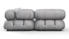 Bellini Sectional - Light Gray Velvet - Image 4