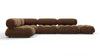 Bellini Sectional - Mocha Velvet - Image 1