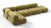 Bellini Sectional - Olive Gold Velvet - Image 3