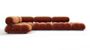 Bellini Sectional - Spice Velvet - Image 1