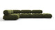 Bellini Sectional - Thyme Luxe Velvet - Image 1
