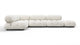 Bellini Sectional - White Boucle - Image 1