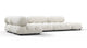Bellini Sectional - White Boucle - Image 2